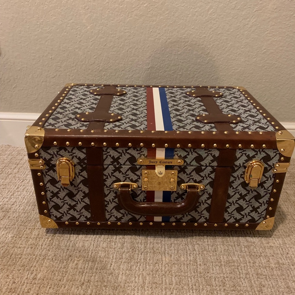 Juicy Couture Rolling Trunk Luggage